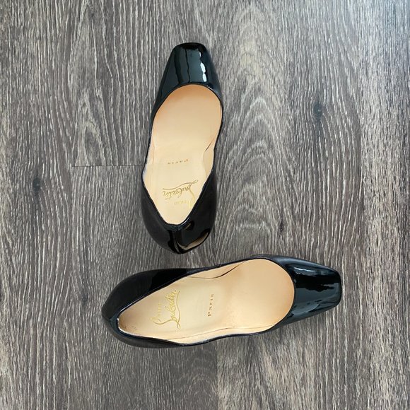 Christian Louboutin Black 100 Particule Pumps/Heels - Picture 8 of 11